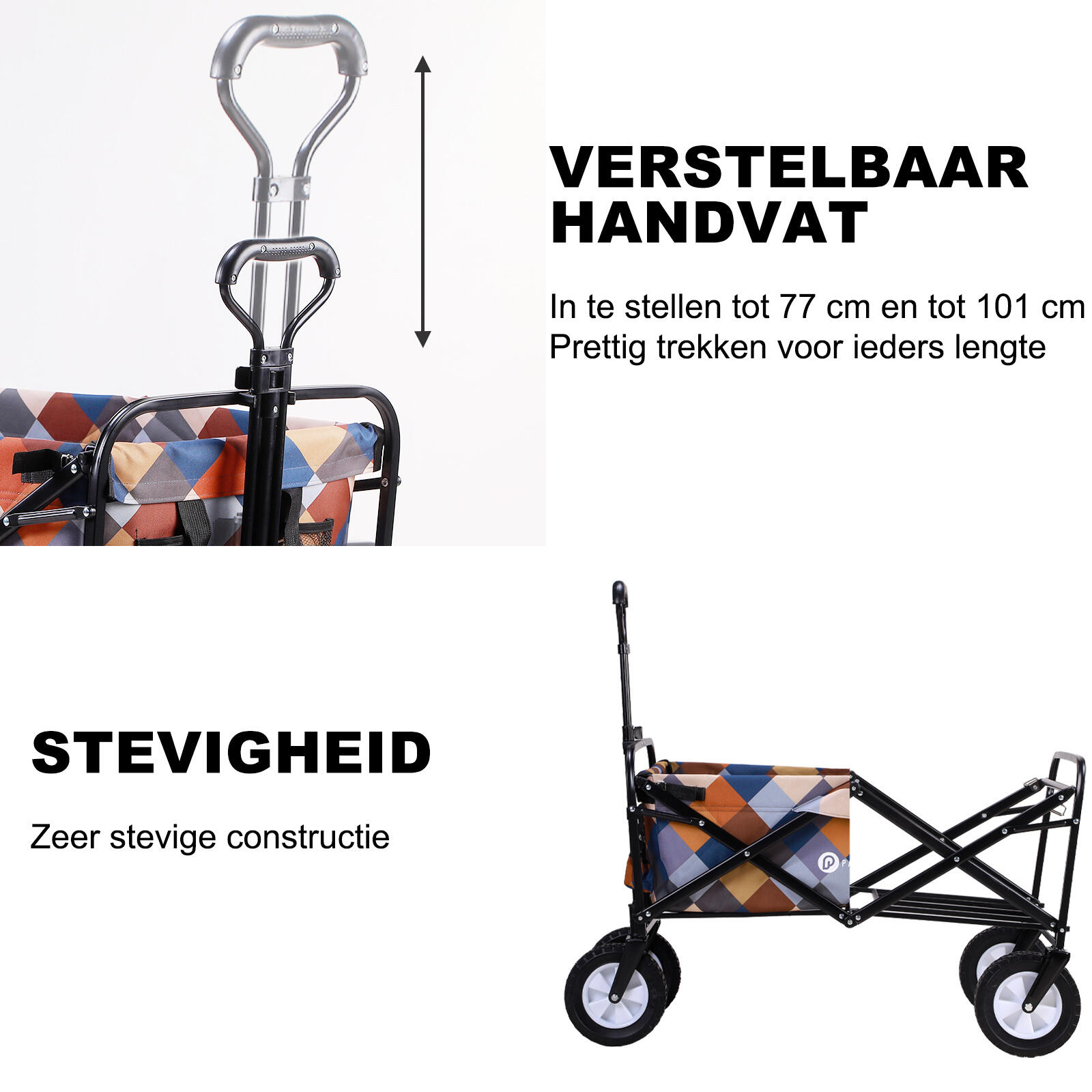 Packaway Opvouwbare Bolderkar Blok 70kg 2/7
