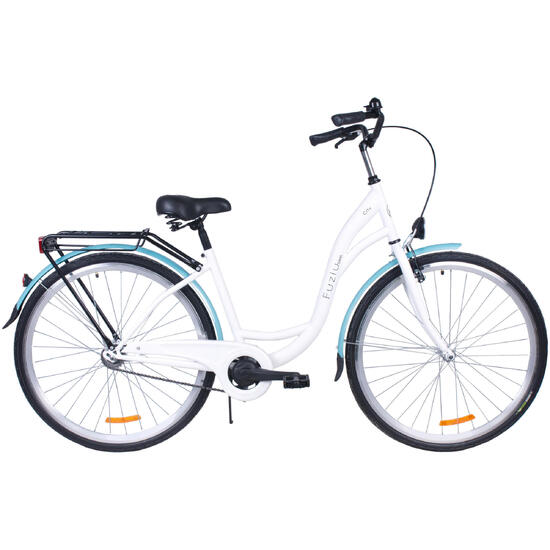 Rower miejski 28 Fuzlu City S1 biało-morski
