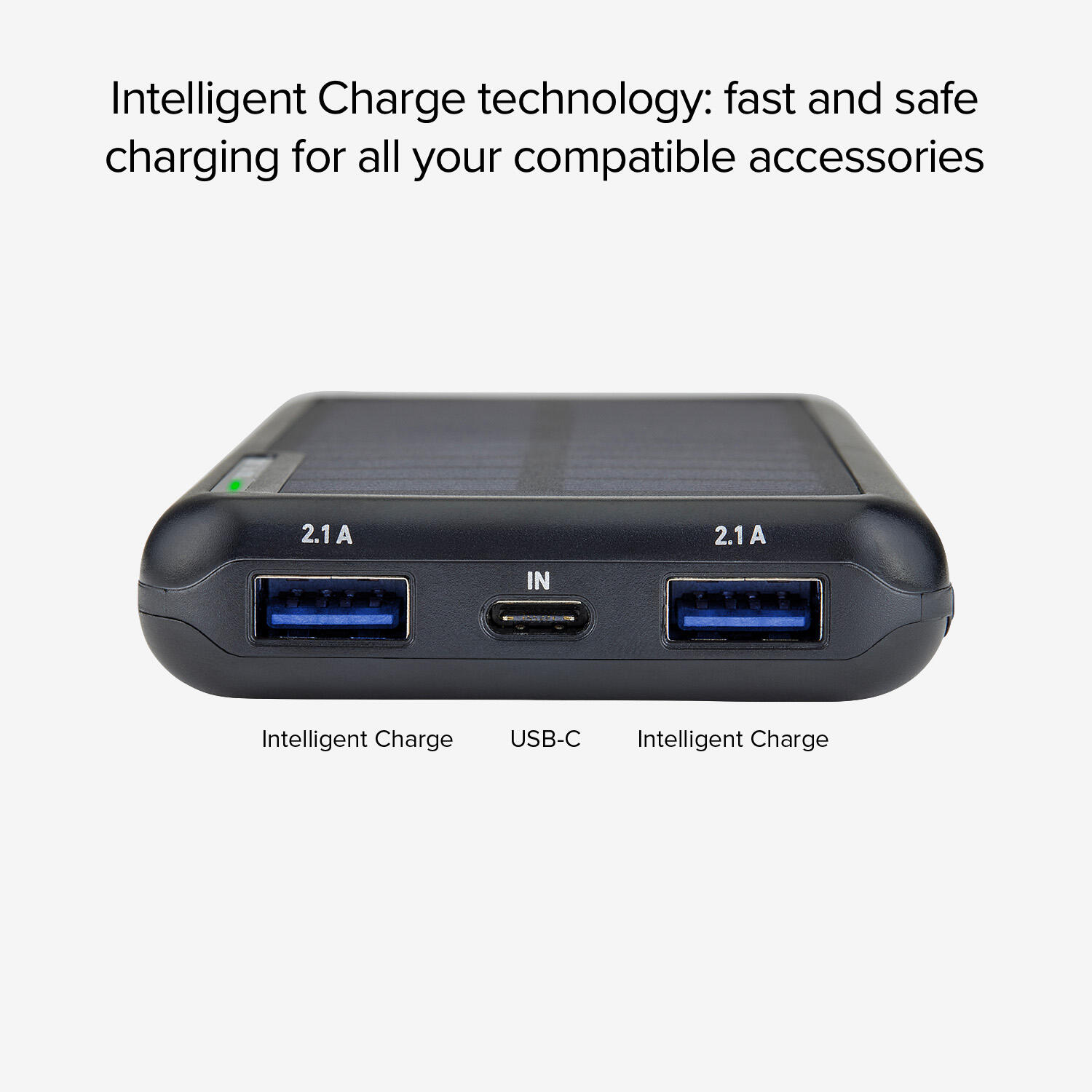 Power Bank Solare 10.000 mAh per ricarica rapida - 4 Porte USB 3/7