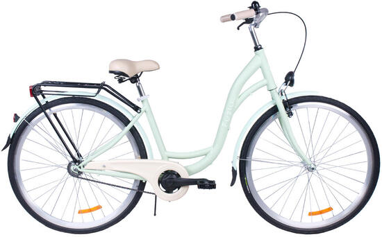 Rower miejski 28 Fuzlu City S1 miętowy