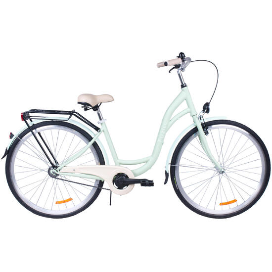 Rower miejski 28 Fuzlu City S1 miętowy