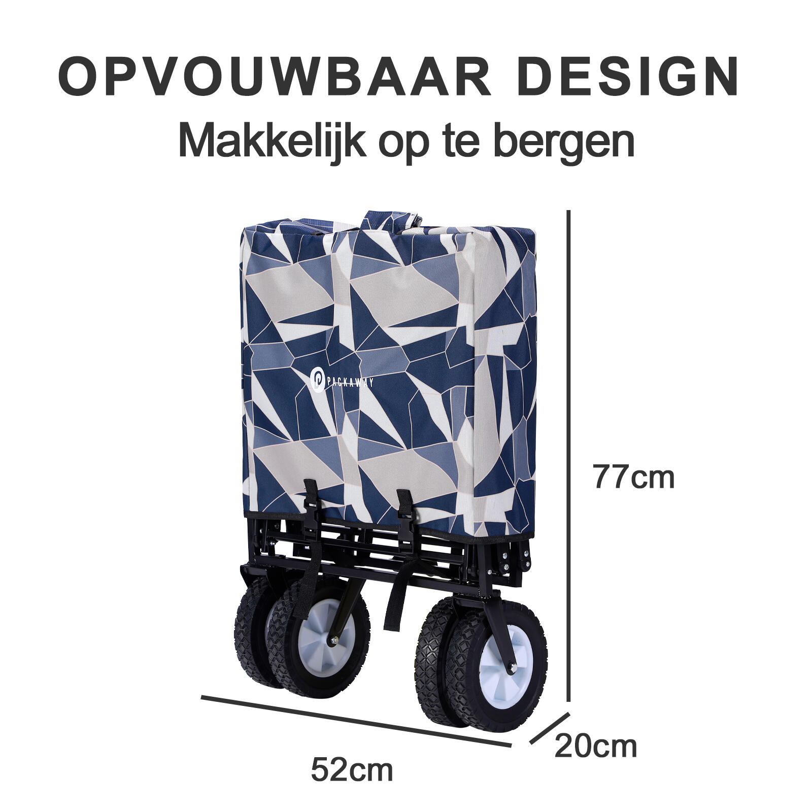 Packaway Pliable Bolderkar Abstrait Pastel 70kg 3/7