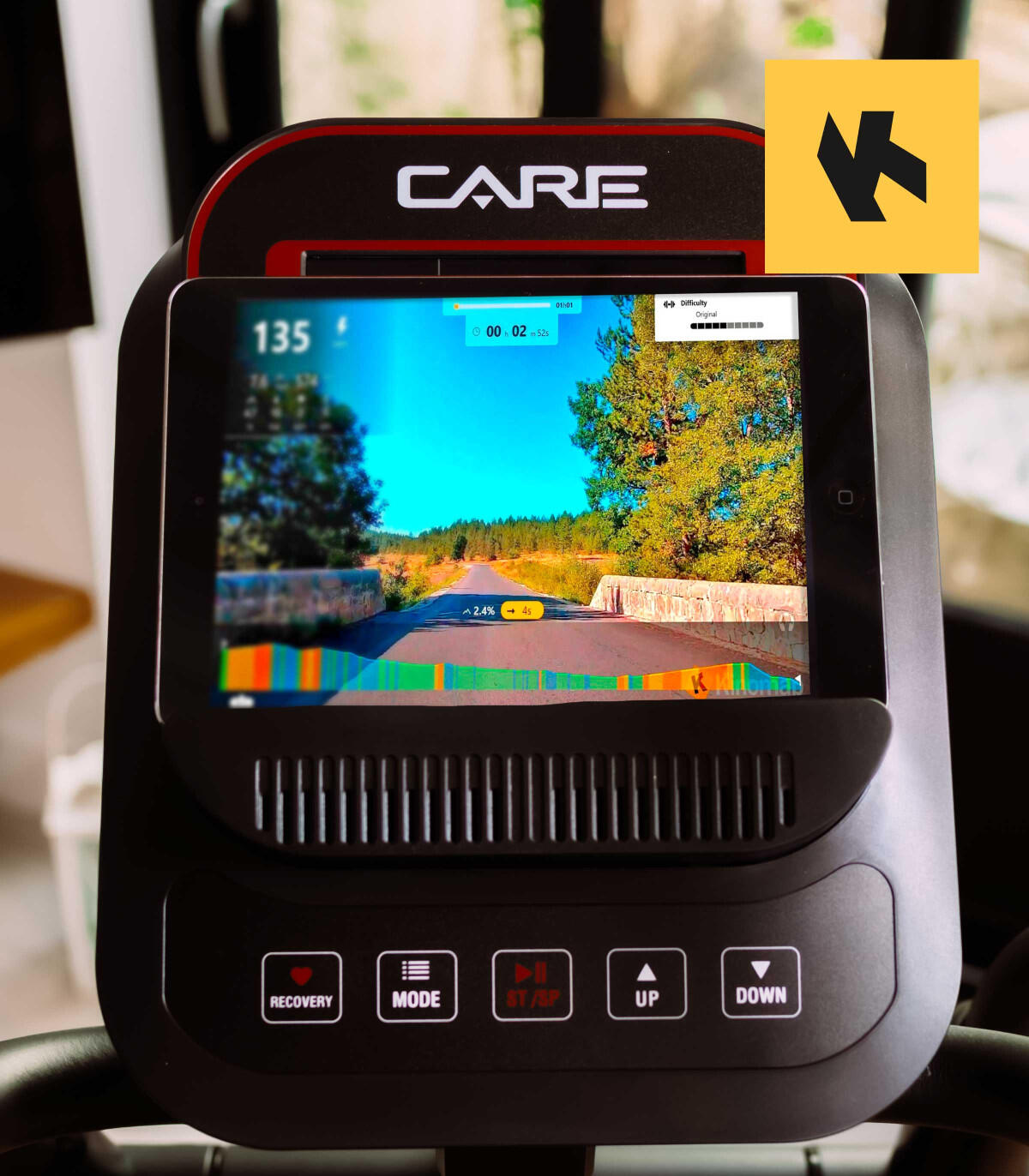 Vélo elliptique ELLIXIUM FD - CARE - pliable et connecté 5/8