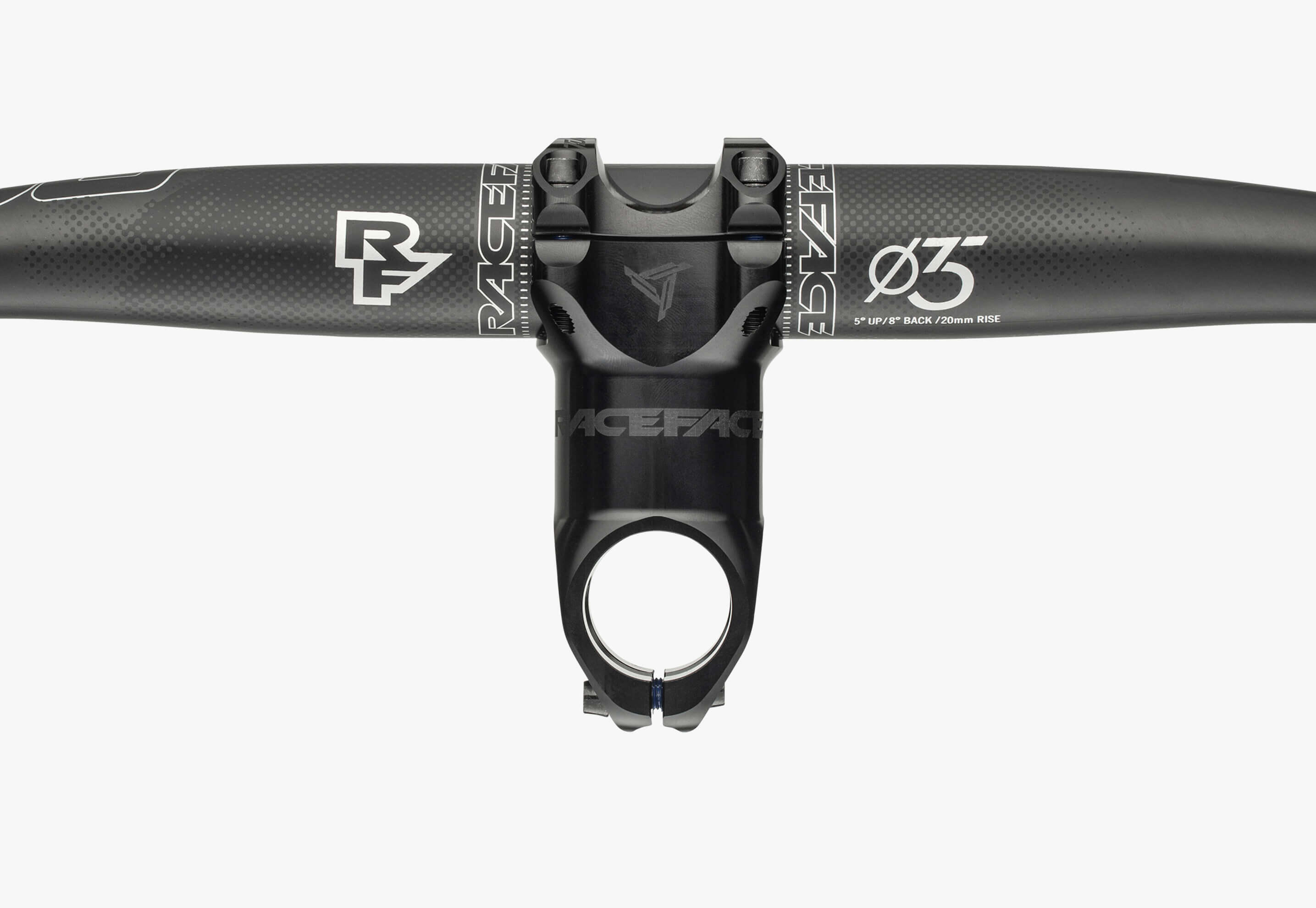 Potence TURBINE-R 35 - 70mm x 0° noir 3/3