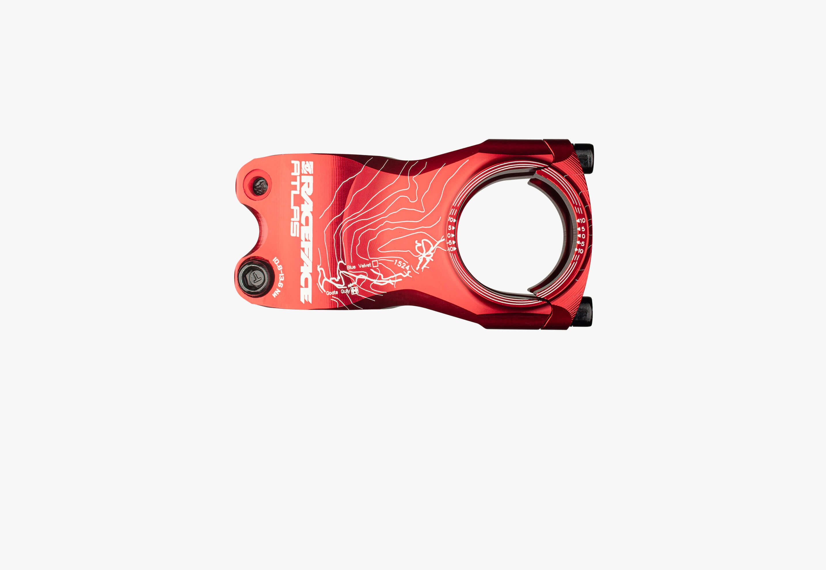 Potence ATLAS 31.8 - 50 x 0° - rouge 2/6