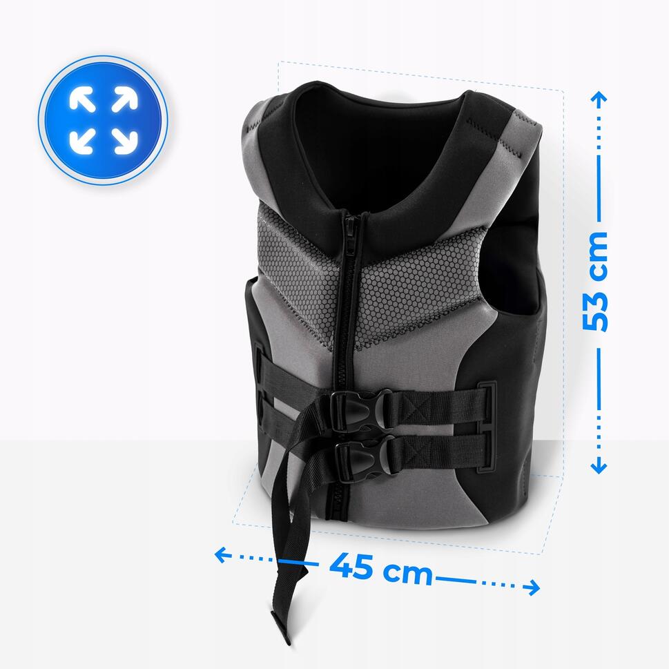 Kamizelka asekuracyjna kapok ratunkowy L 50N 70-90 kg Thunder na sup kajak