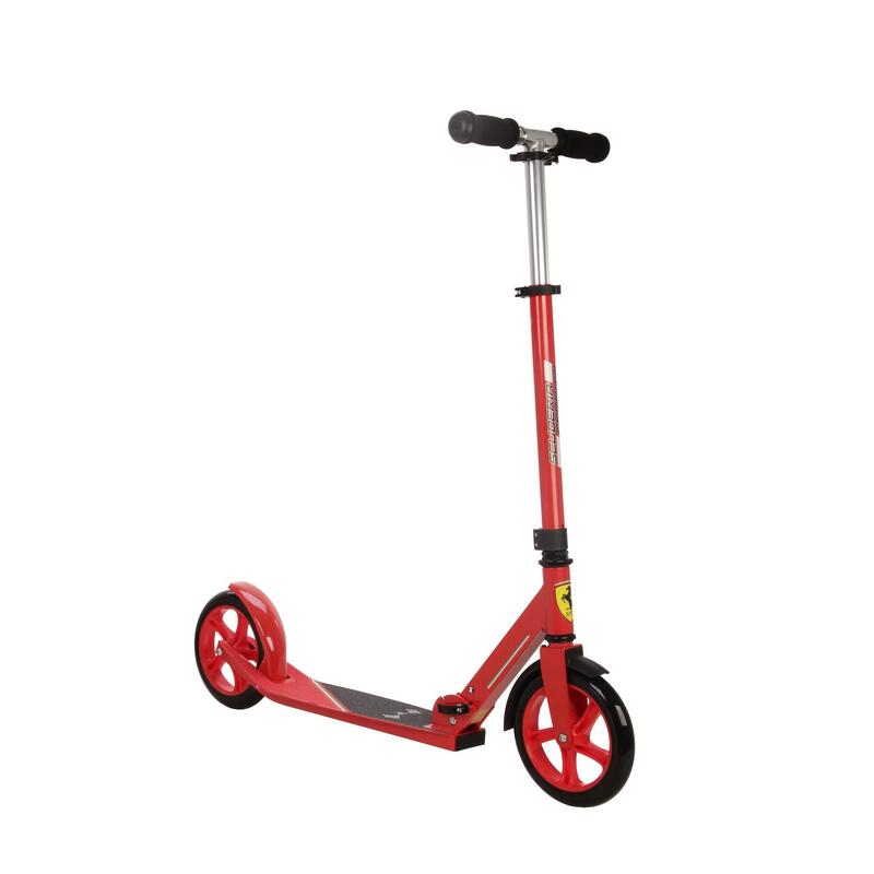 Trotineta pliabila Ferrari Junior cu roti 200 mm, rosie