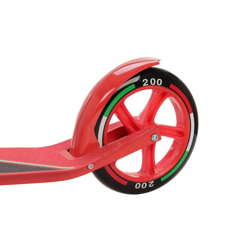 Trotineta pliabila Ferrari Junior cu roti 200 mm, rosie
