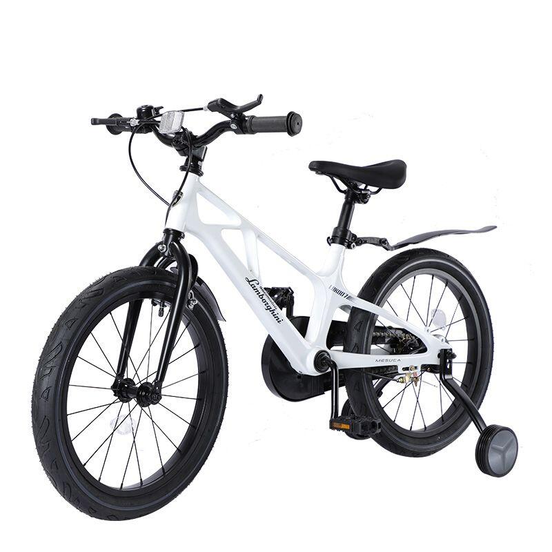 Bicicleta Lamborghini 14 inch, cadru magneziu, alba