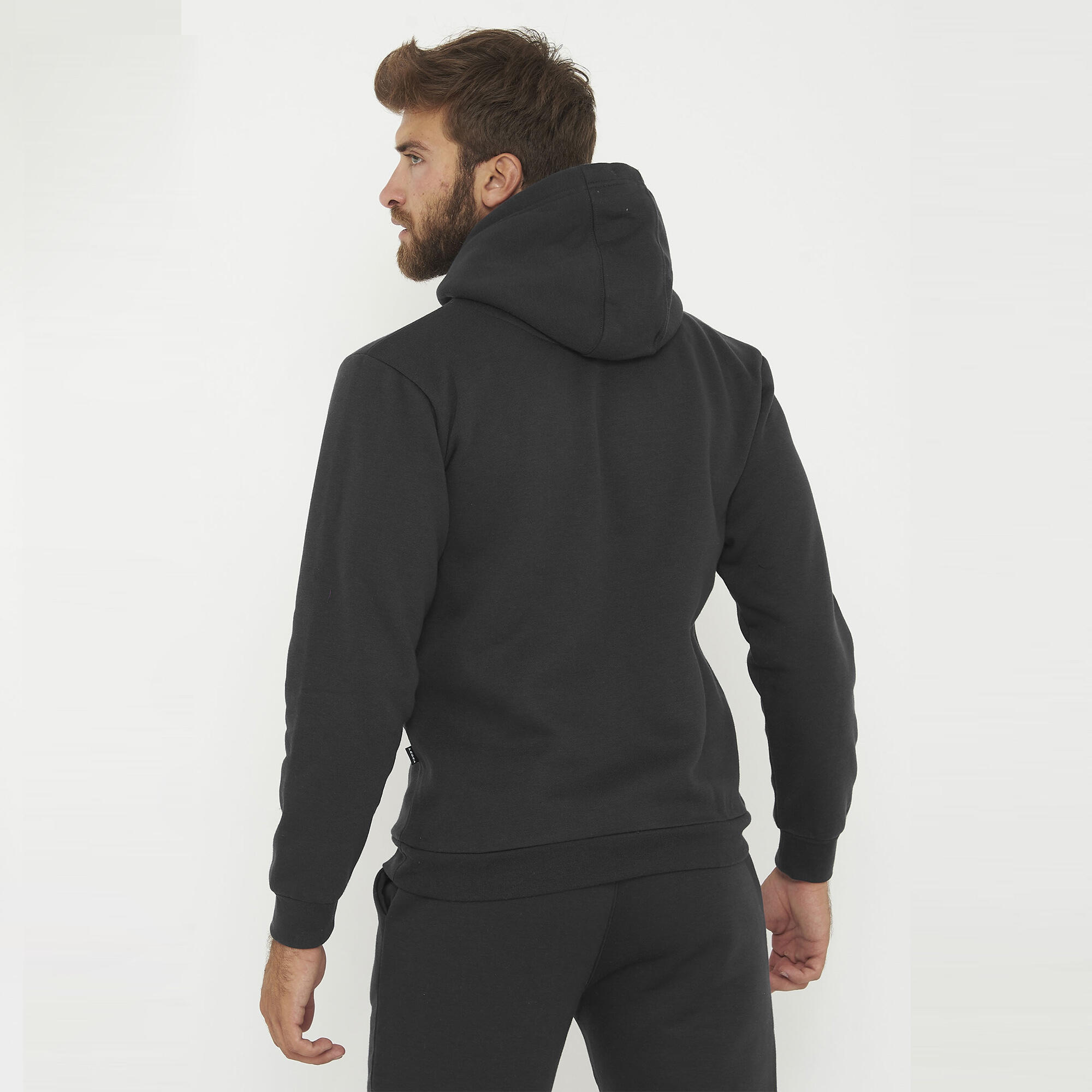 Felpa sportiva con cappuccio SPALATO oversize 2/5