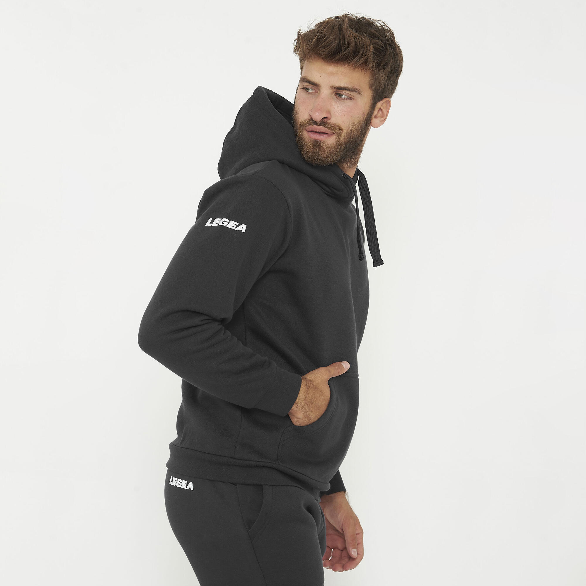 Felpa sportiva con cappuccio SPALATO oversize 5/5
