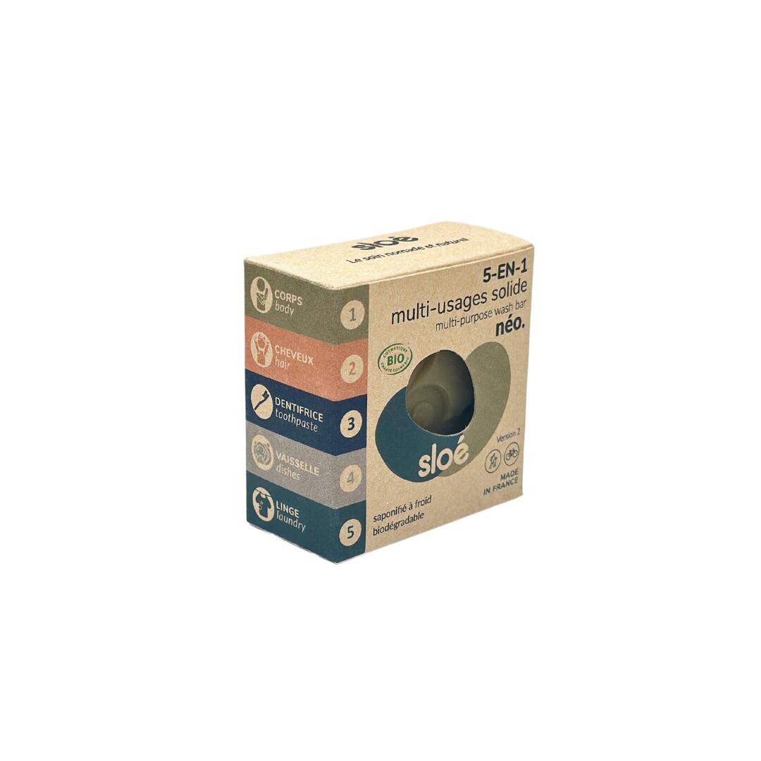 SAPONE SOLIDO MULTIUSO NEO 5 IN 1 (60 G) CON SCATOLA 2/7