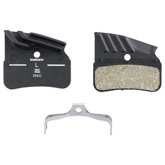 Para żywicznych klocków hamulcowych z płetwą i sprężyną Shimano N03A-RF