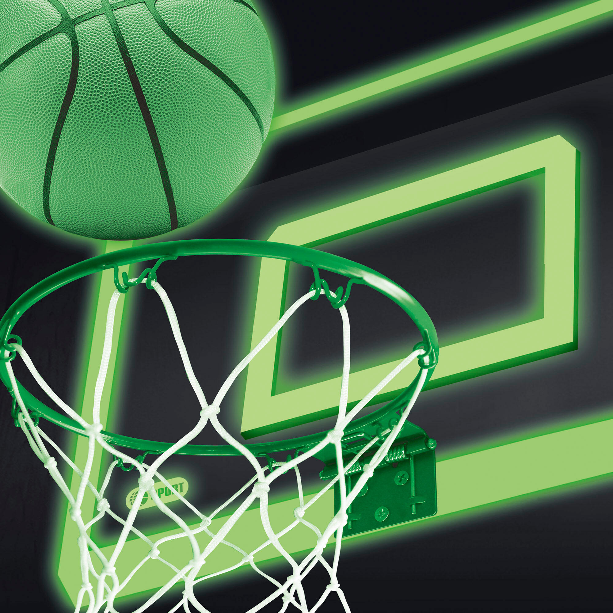 Cesta de basquete júnior fluorescente CB Sports 6/7
