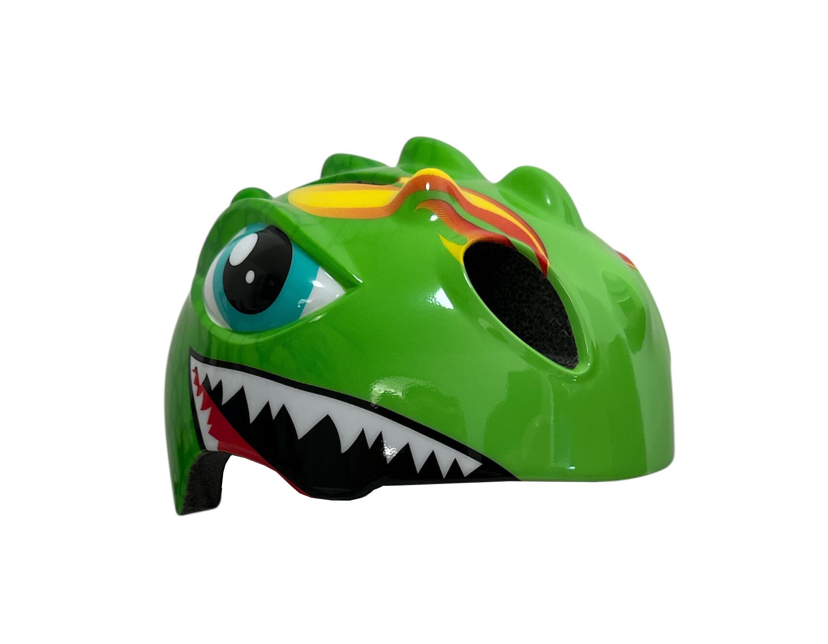 Casco da bicicletta per bambini Verde chiaro Dino XS 46-51 cm 3/7