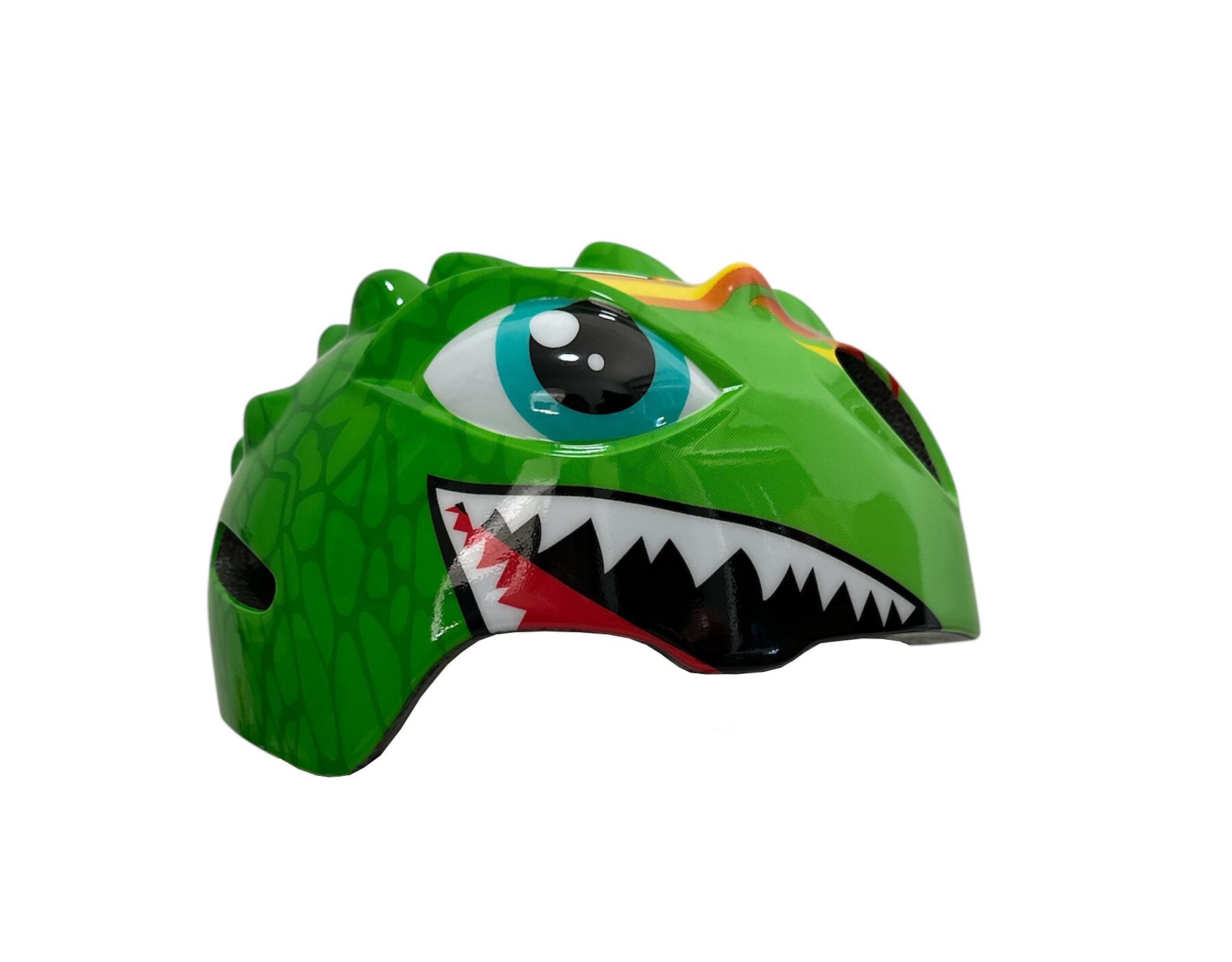 Casco da bicicletta per bambini Verde chiaro Dino XS 46-51 cm 5/7