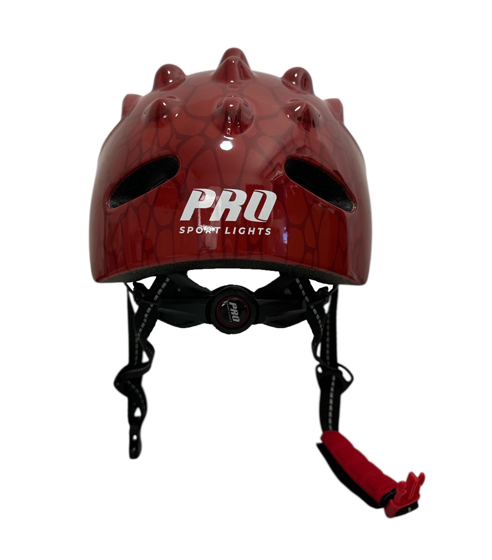 Casco da bicicletta per bambini Junior Dino - XS 46-51 cm - Arancione 5/7