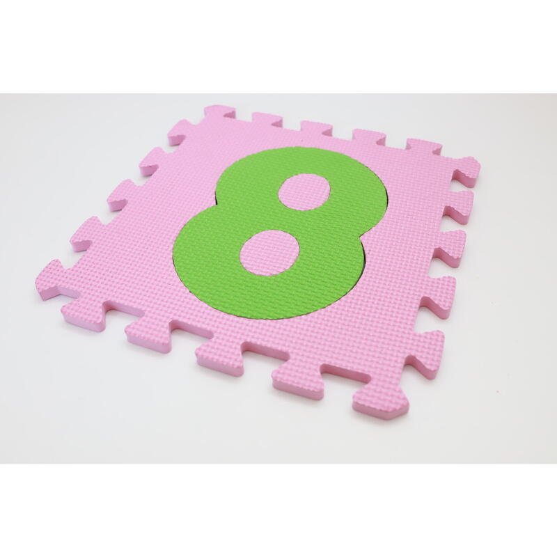 Copii Fitness Covor Puzzle Spumă EVA Set 10 buc 30x30 cm Cifre Multicolor