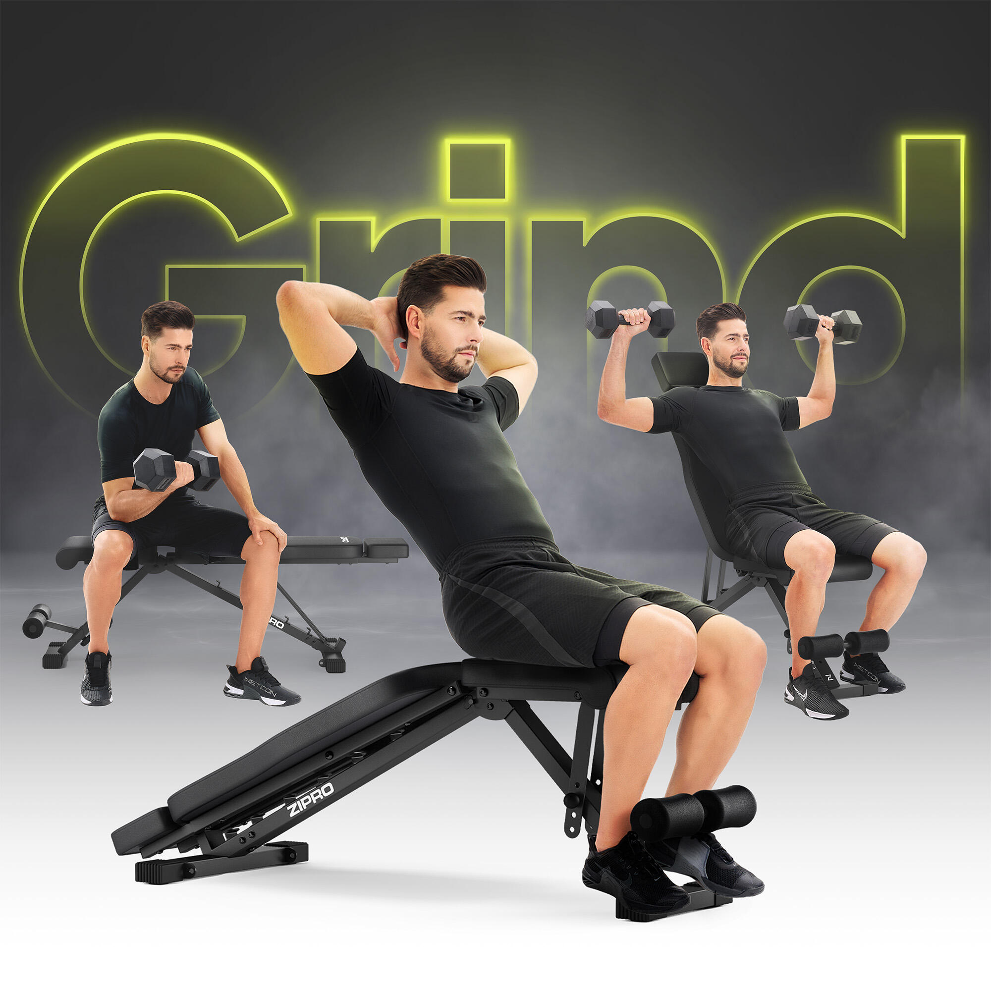 Упражнения на скамье Zipro Grind