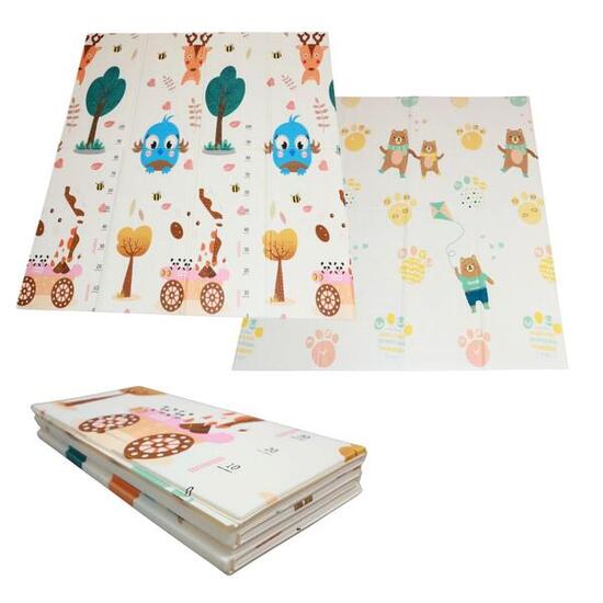 Krabbelmatte 150X180X1Cm - Natur/Bären