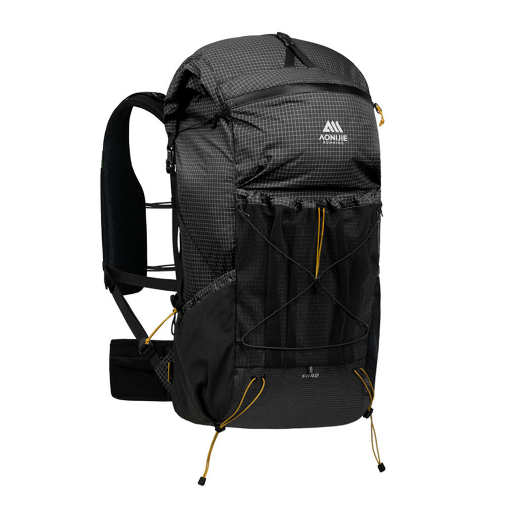 FH2542 Lightweight Water Resistant Hiking Backpack 42L Black