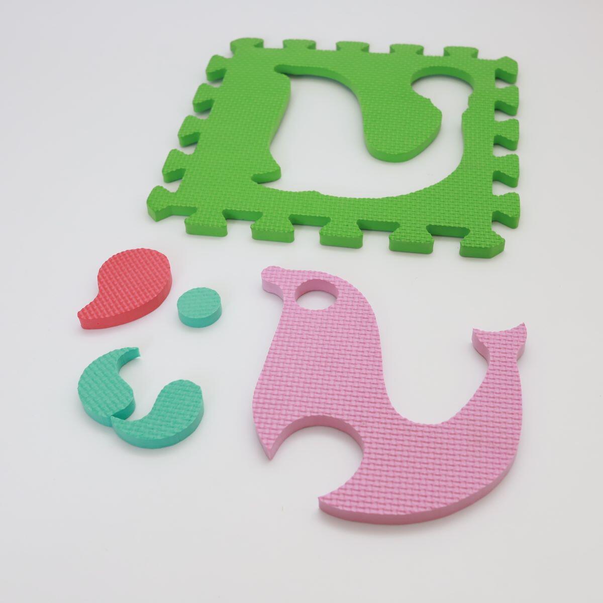 Kinder Fitness Schaumstoff Puzzlematte 10er 30x30cm Animals Multicolor 6/7