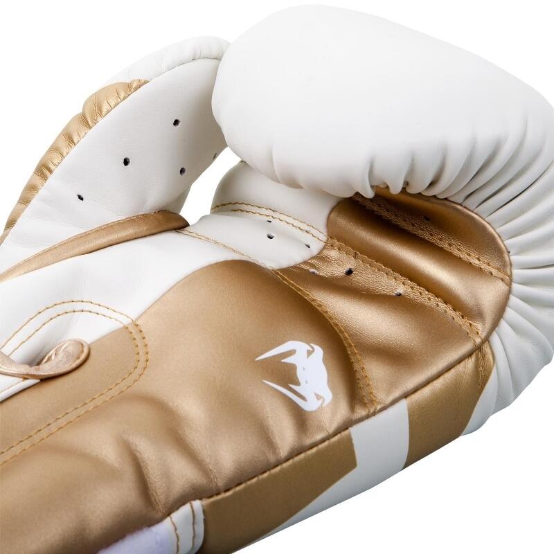 Boxerské rukavice VENUM ELITE - bílo/zlaté 4/5