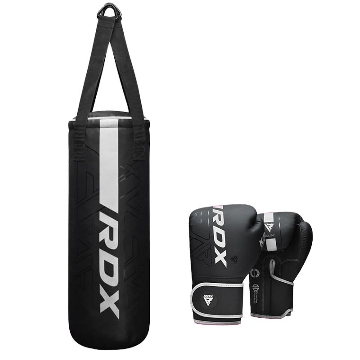 RDX SPORTS Junior Boxing Set - Punch Bag 60 cm + Boxing Gloves 6 oz