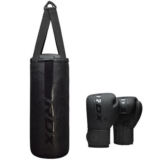 Set de boxe Junior - Sac de frappe 60 cm + Gants de boxe 6 oz