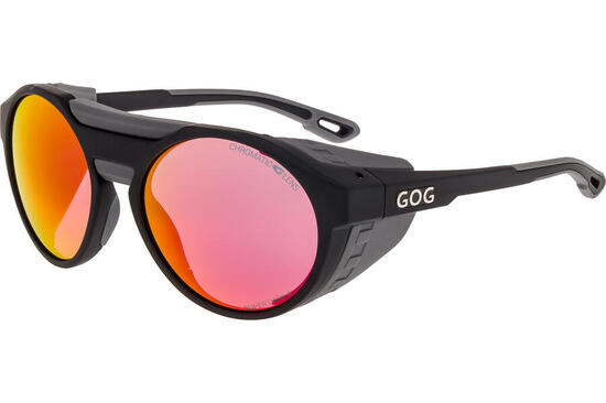GOG - Górskie okulary UV400 Cat4 z lustrzanymi i hydrofobowymi szkłami