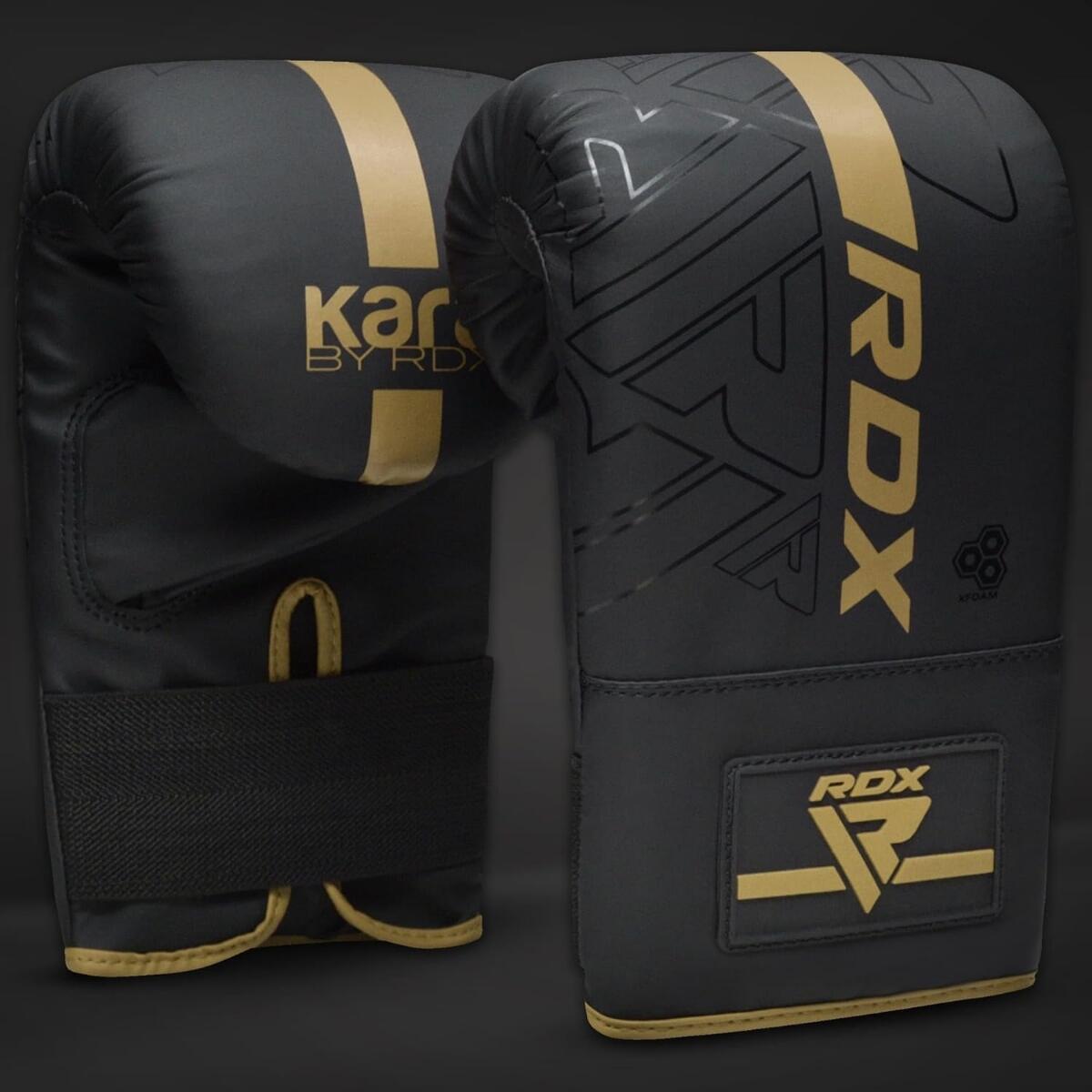 Gants de sac RDX F6 – Or Mat – Entraînement Boxe 7/8