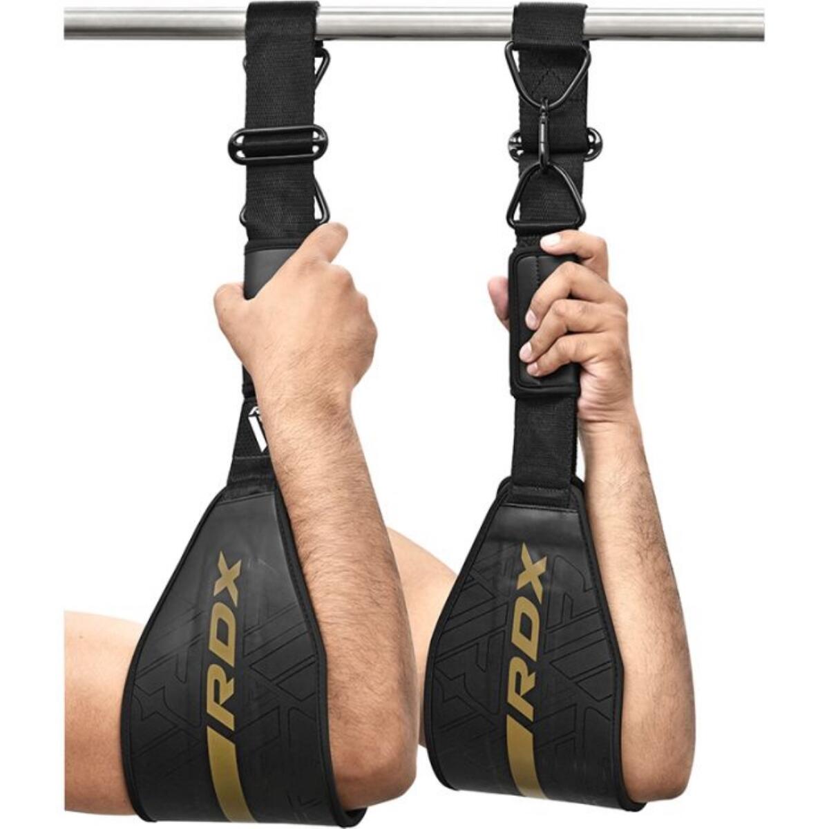 RDX SPORTS Gym Abs Strap F6 Matte Golden