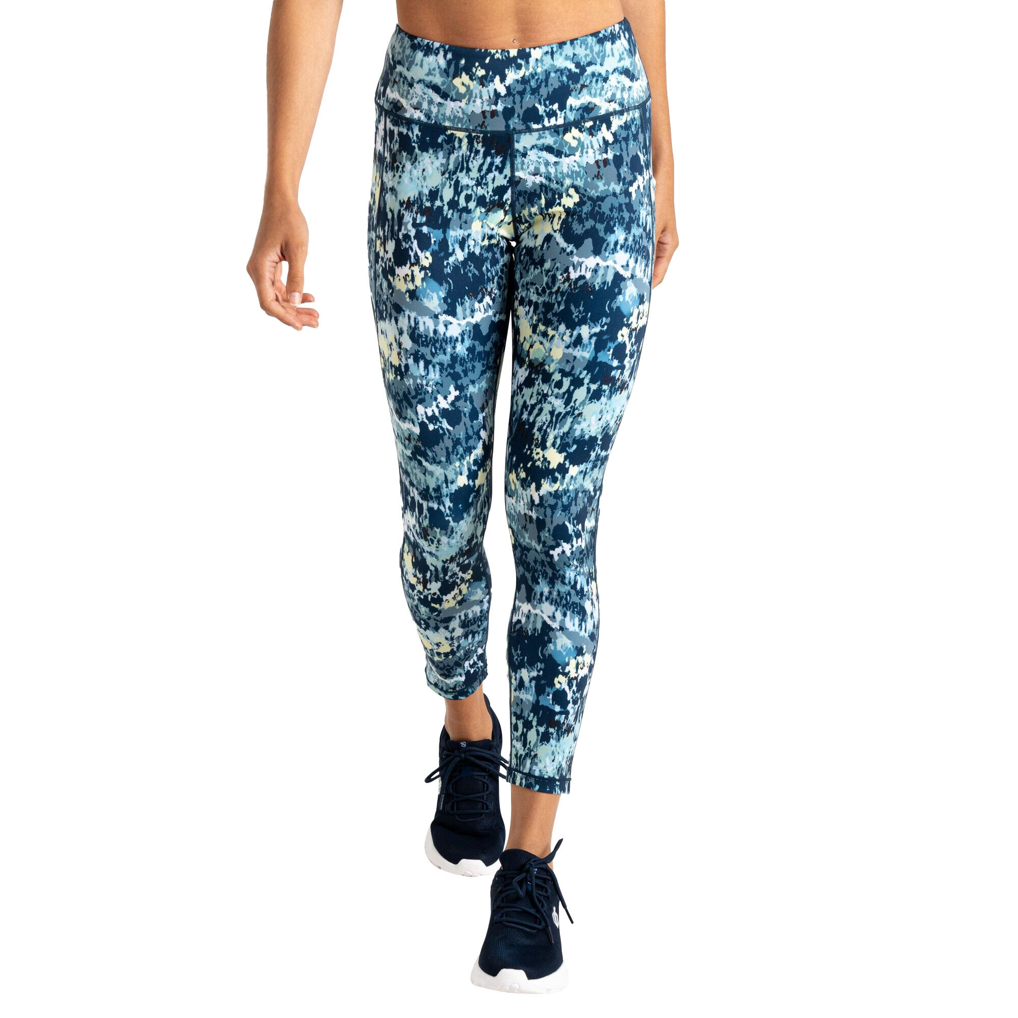 Legging Motif/style Imprimé Tirets INFLUENTIAL Femme (Argenté) 4/5