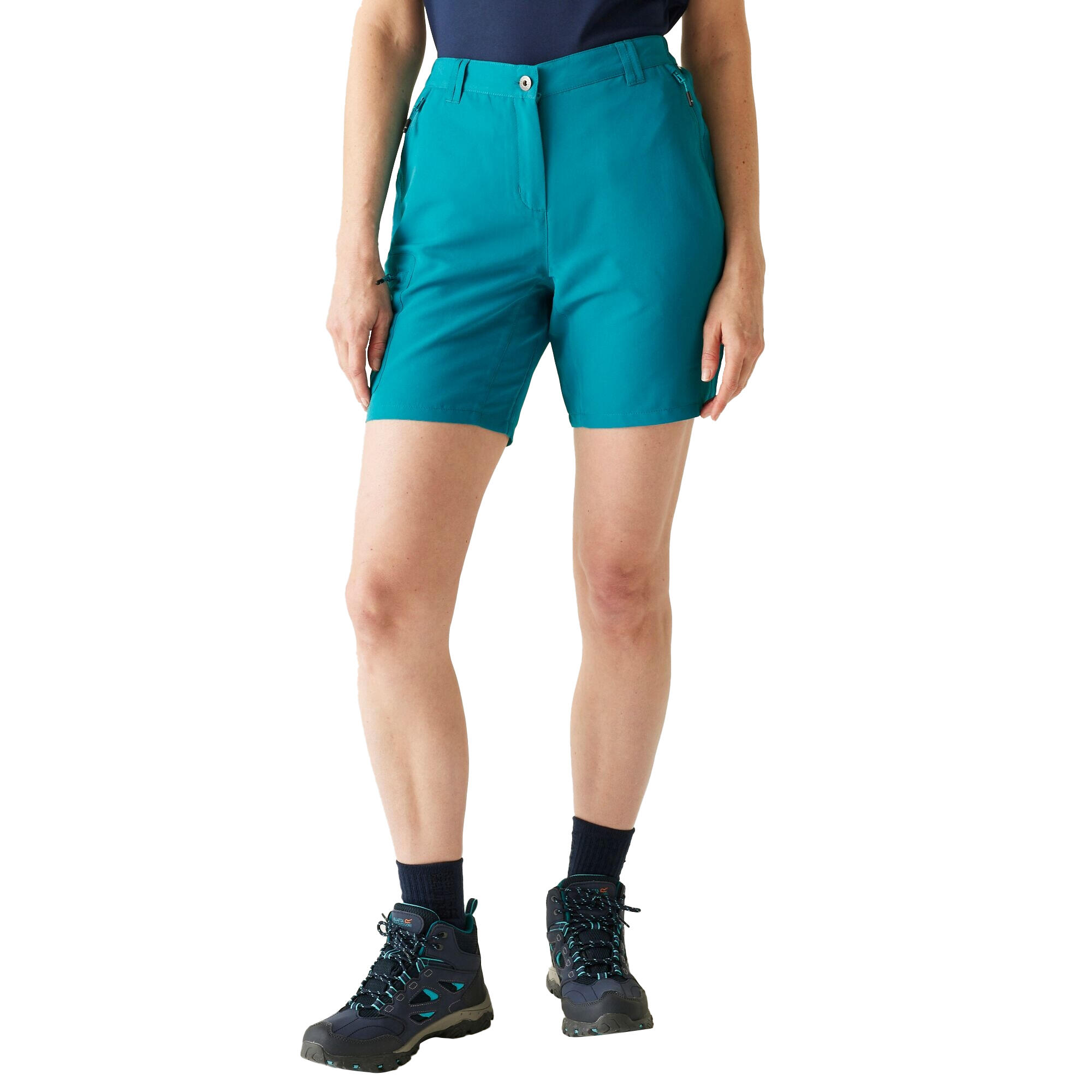 Pantaloncini Escursionismo Donna Regatta Chaska III Piuma Esotica 4/5