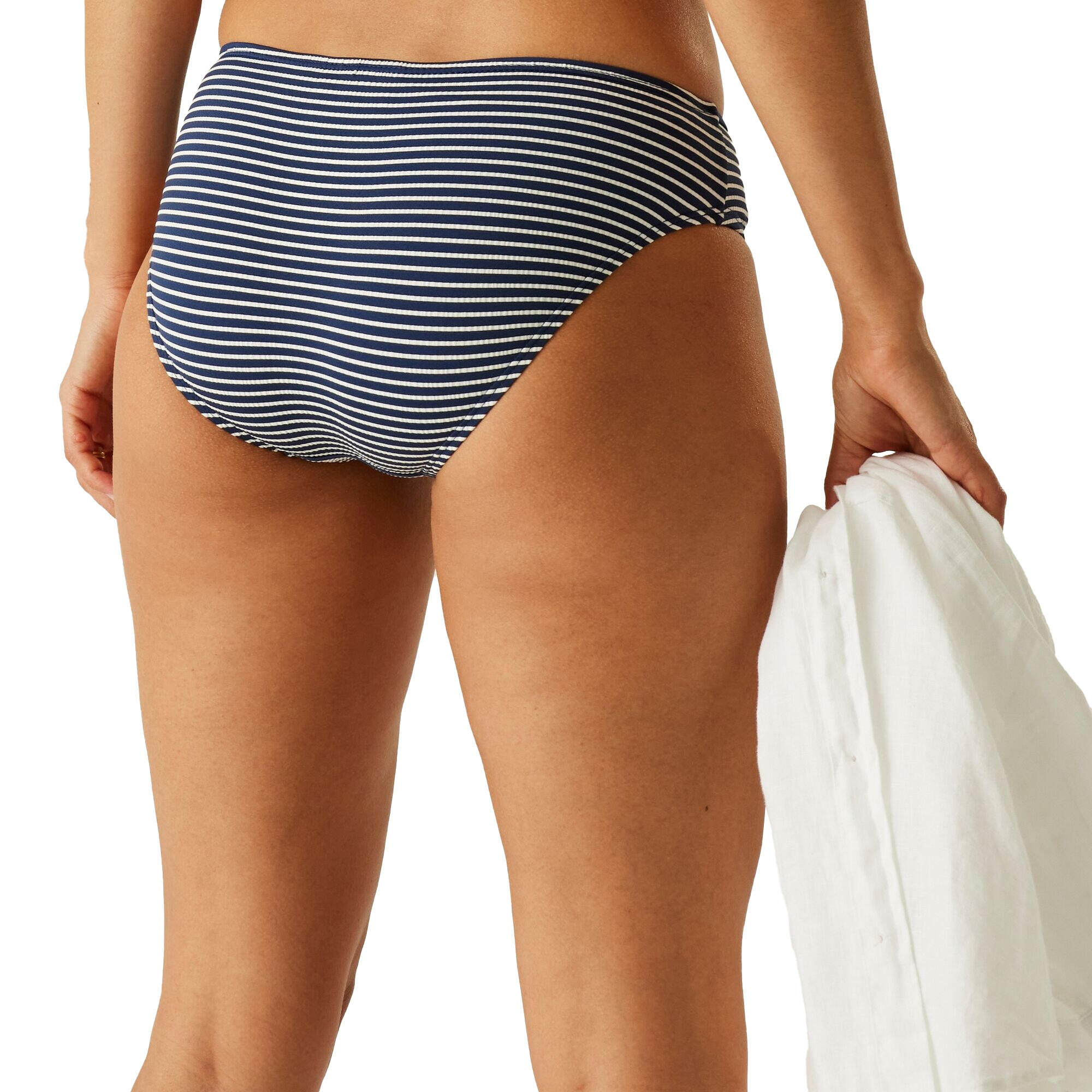 Braga de Bikini Aceana Seeksucker para Mujer Marino, Blanco 4/5