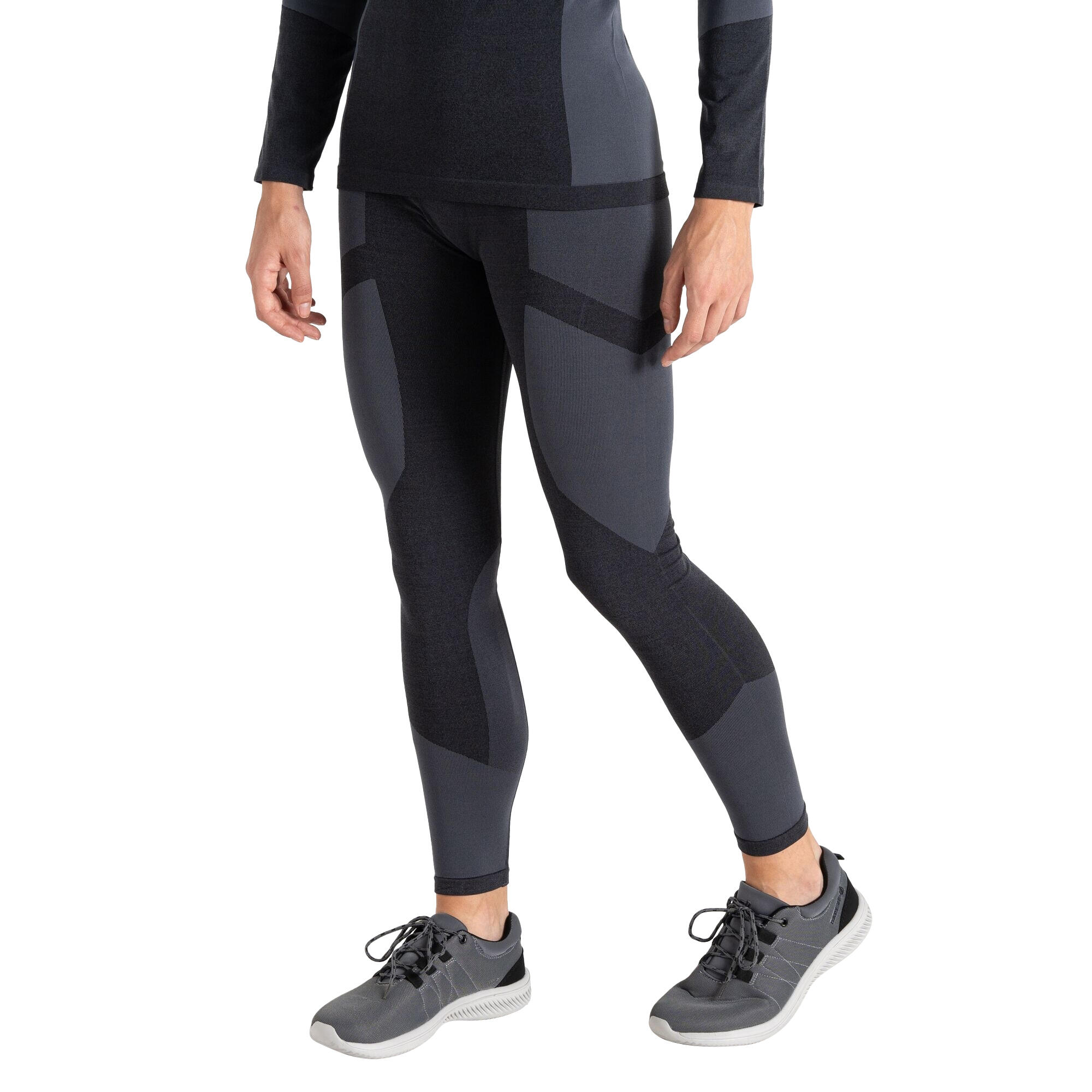 "In The Zone" Leggins mit Grundschicht für Damen Schwarz 4/5