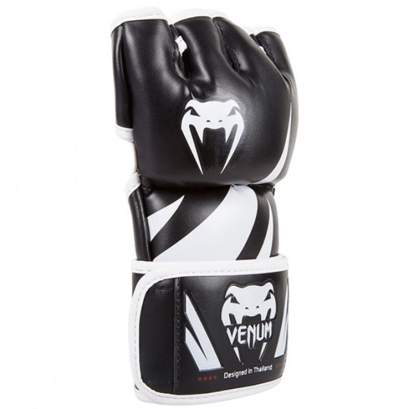 Venum Challenger MMA Gloves - Skintex Leather - Black 2/7