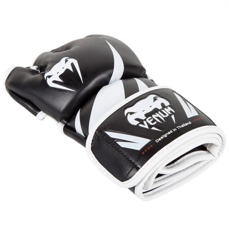 Venum Challenger MMA Gloves - Skintex Leather - Black 5/7