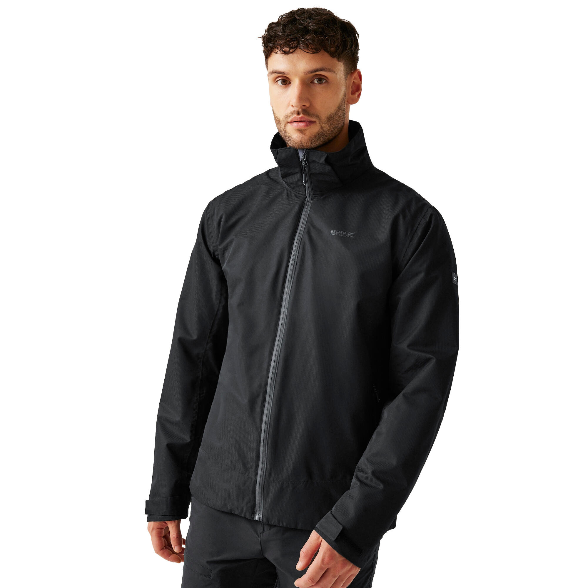 Veste Imperméable OAKHOWE Homme (Noir) 4/5