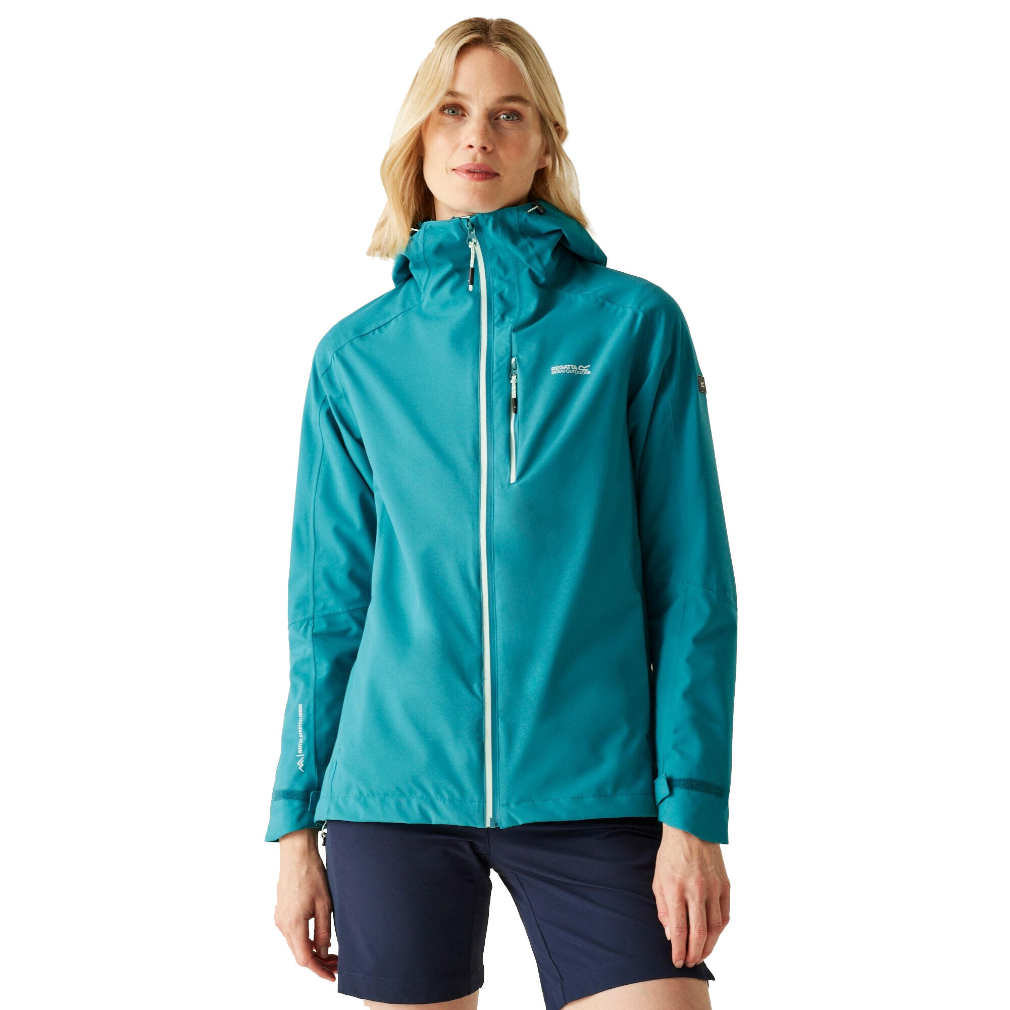 Dames Birchdale II Waterdichte Jas (Exotisch pruim/Icy ochtend) 4/5