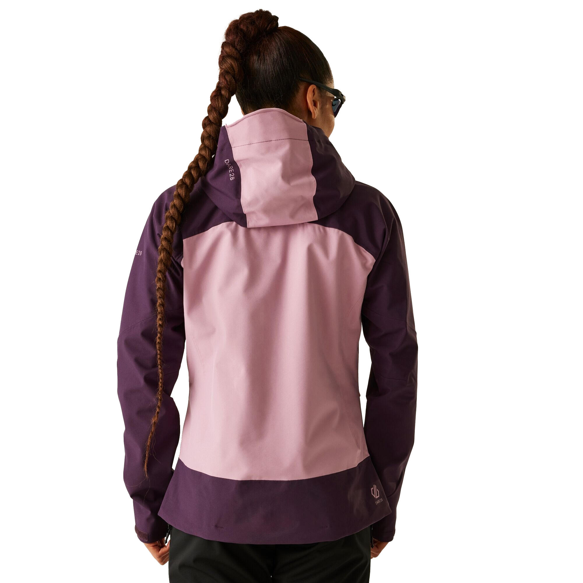 Womens/Ladies Torrek II Colour Block Waterproof Jacket (Deep Plum/Lilas) 4/5