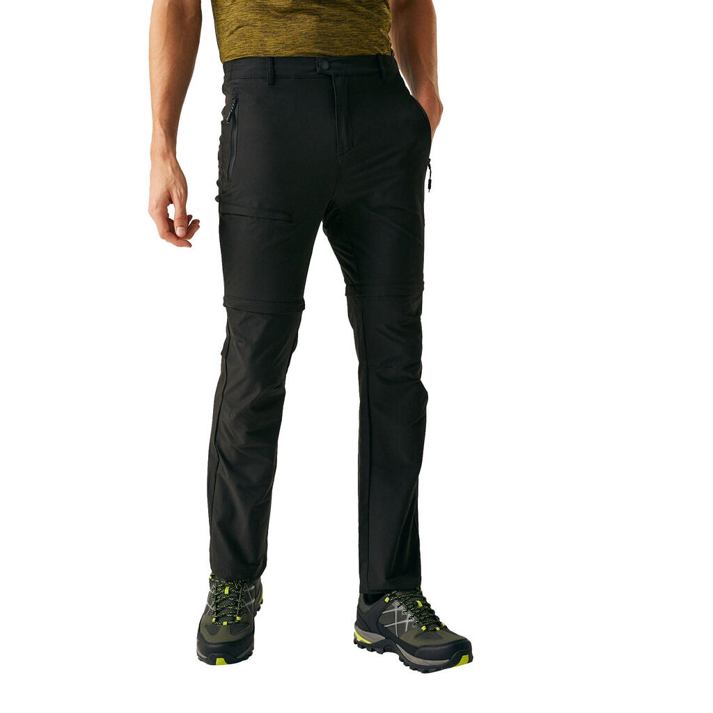 Mens Highton II ZipOff Hiking Trousers (Black)