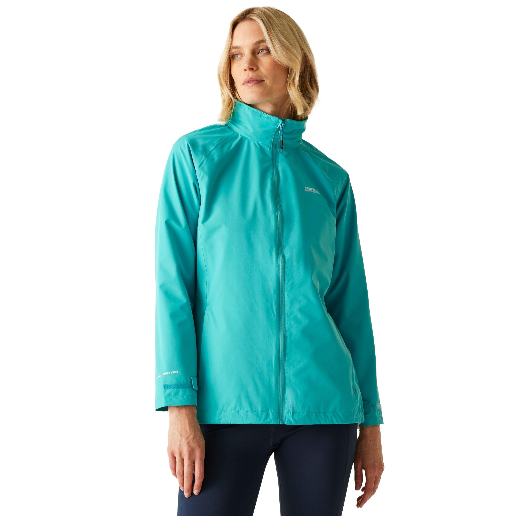 Chaqueta Impermeable Daysha II para Mujer Turquesa 4/5