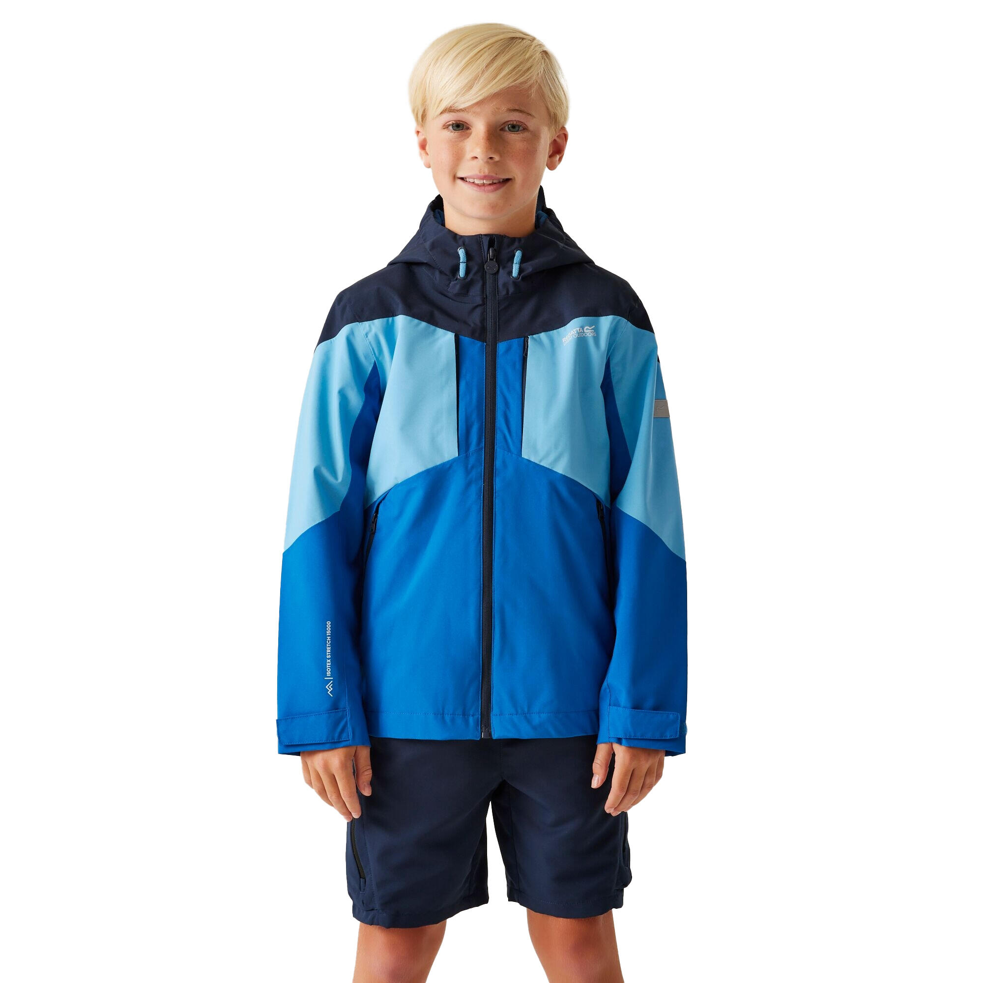 Kinder/Kinder Highton VI Waterdichte Jas (Olympisch Blauw/Elysium Blauw/Navy) 4/5