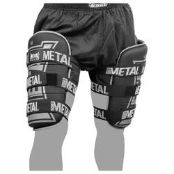 Metal Boxe Protege Cuisse La Paire