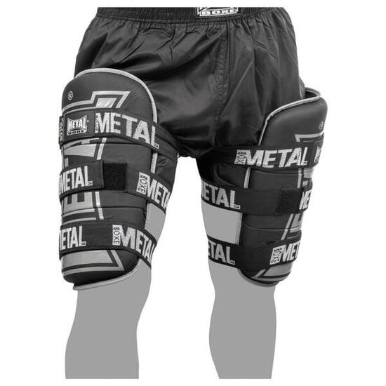 Metal Boxe Protege Cuisse La Paire