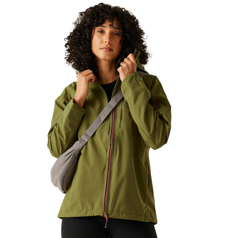 Veste Imperméable BIRCHDALE Femme (Vert Néphrite / Pêche Foncée)