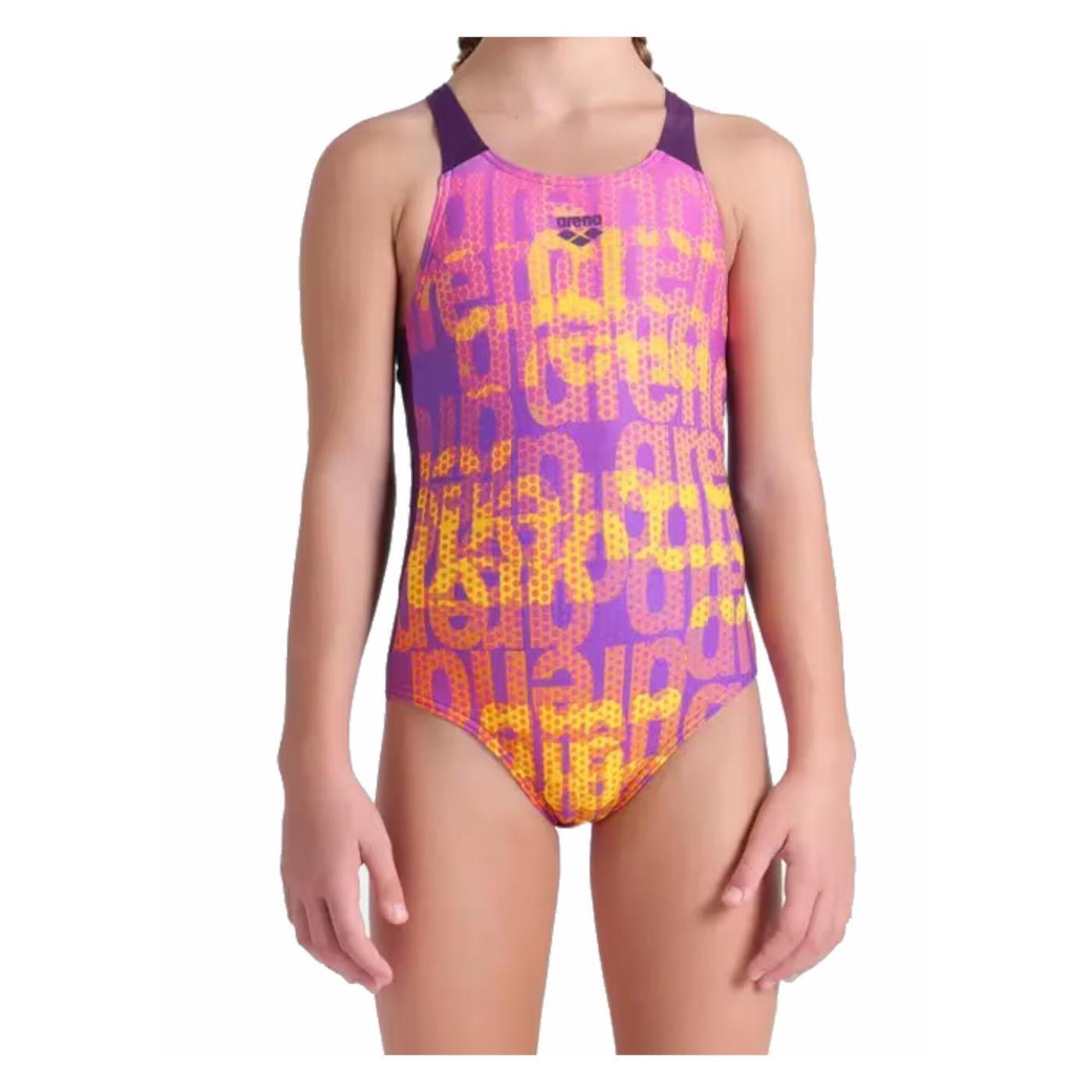 Arena - Devuelve-moi Juste La Traduction En Français De Ceci: - Maillot De Bain 1 Pièce - Multicolore - 10 À 12 Ans - Decathlon