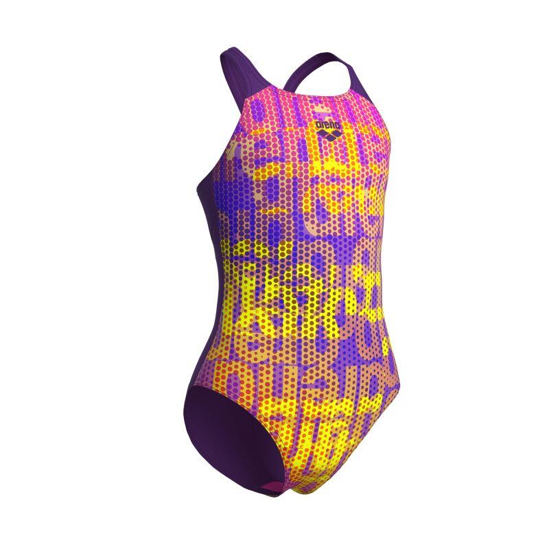 Maillot de bain une-pièce Fille - Multi Colours V Back 6/7