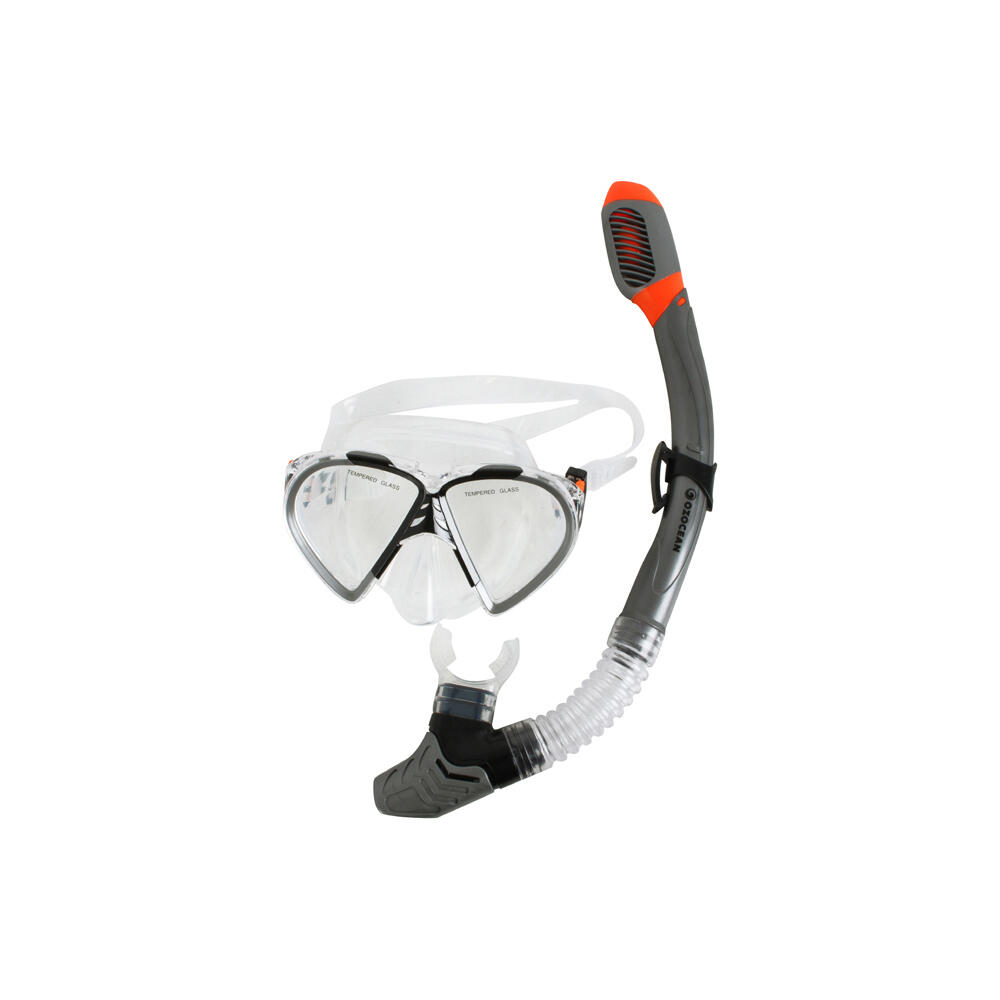 2pc Oz Ocean Hayman Adults Mask & Snorkel Set